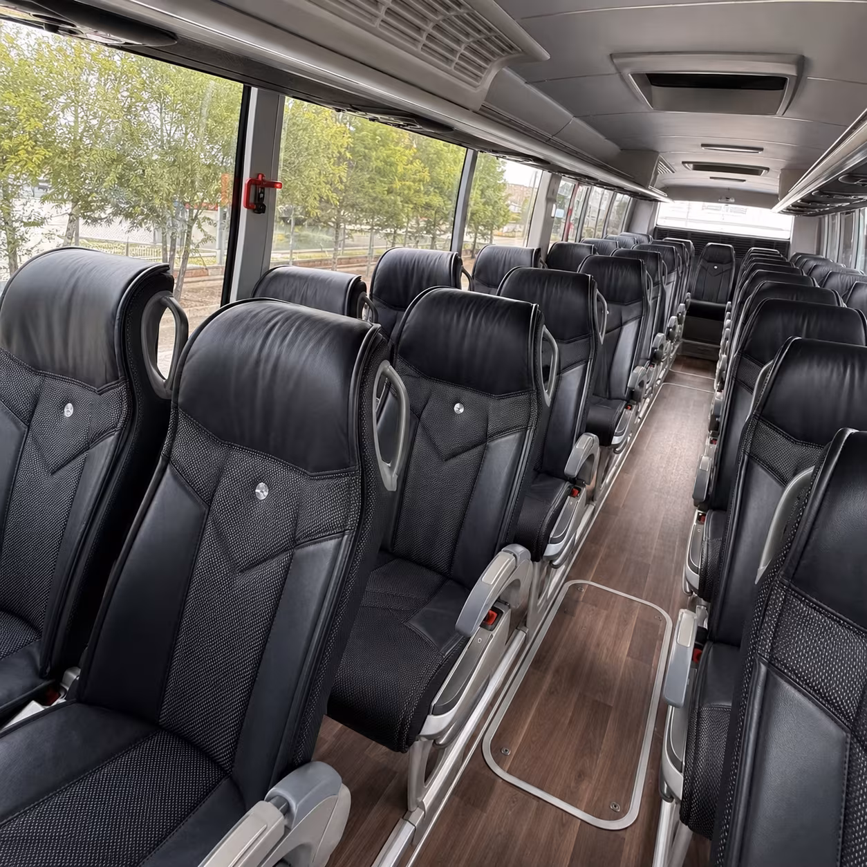 cambridge charter bus rental inside