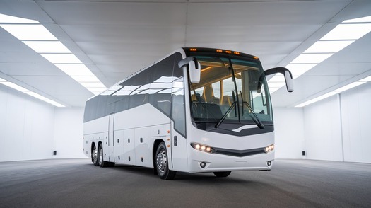 56 passenger charter bus