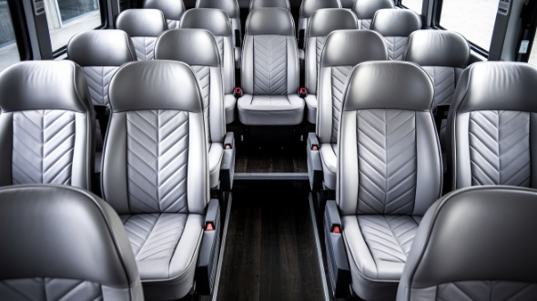 cambridge 35 passenger minibus interior