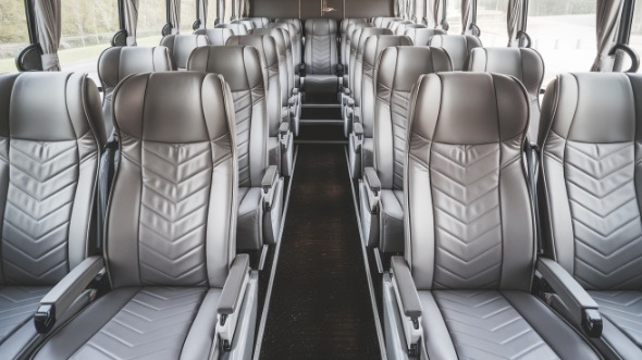 cambridge 55 passenger charter bus interior