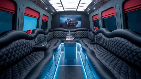 party bus rental inside brookline