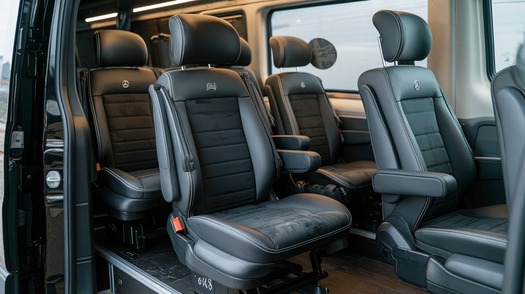 sprinter van with driver interior